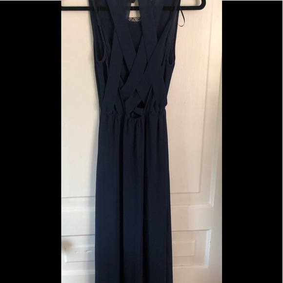 NWT Divided Navy Maxi Dress - Picture 3 of 5